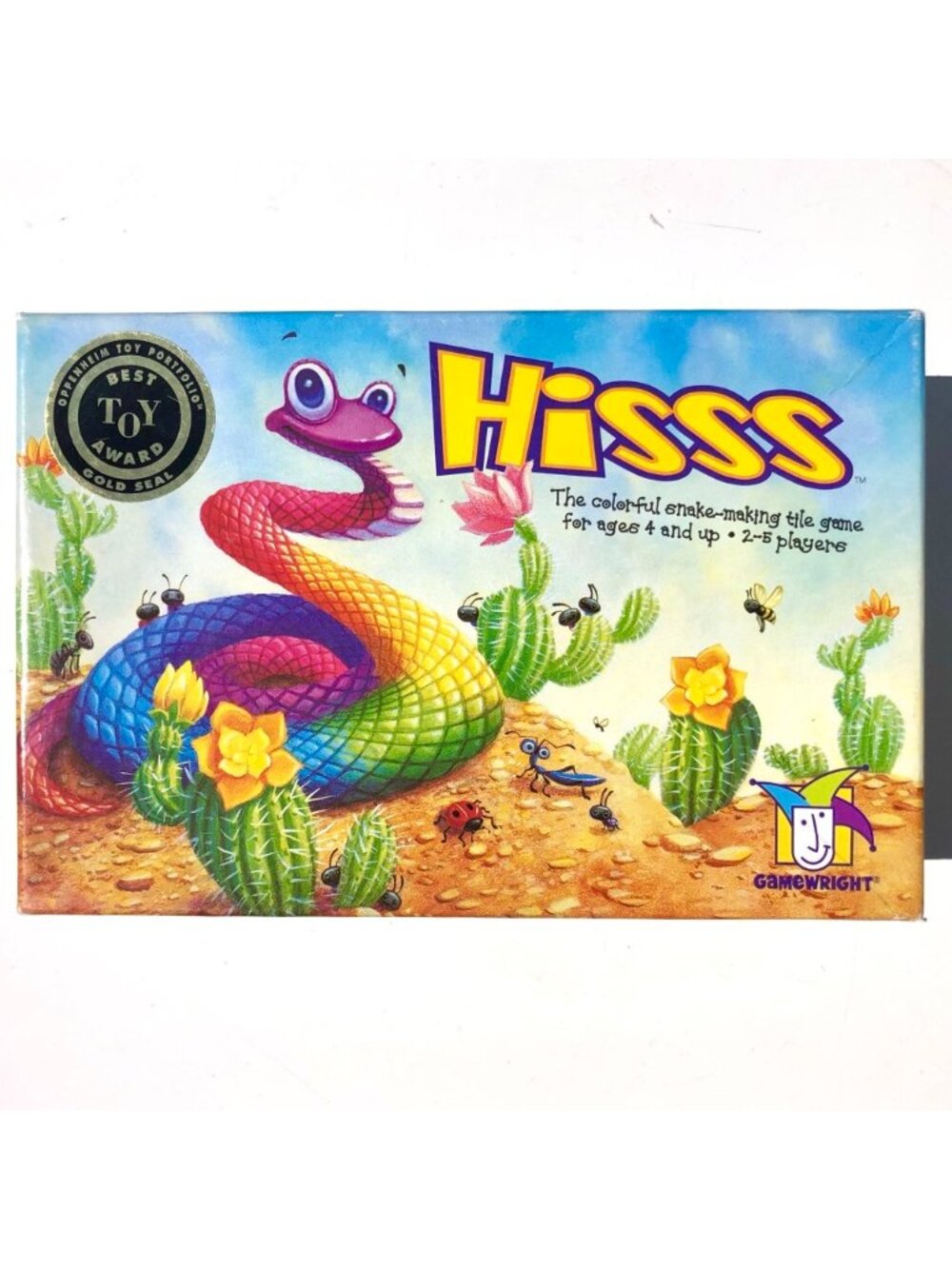 HISSS Colorful Snake Making Tile Matching Game Gamewright Complete 2006 AS IS